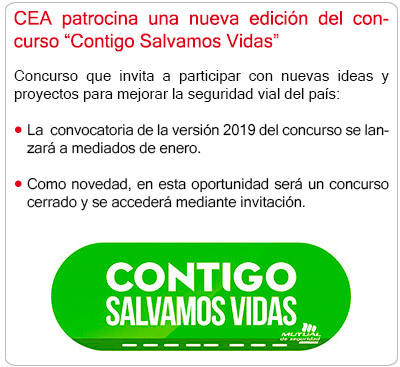 CEA patrocina concurso Contigo Salvamos Vidas 2019