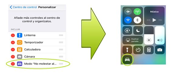 ¿Cómo activar y desactivar el modo no molestar en el centro de control de iPhone?